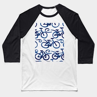 pattern with bicycles Baseball T-Shirt